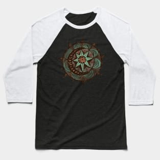 Art Nouveau Pentacle Baseball T-Shirt